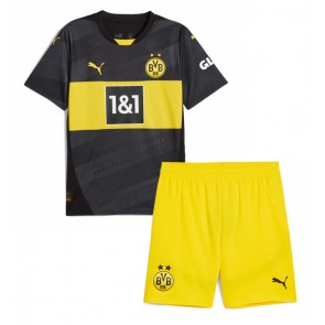 Billiga Borussia Dortmund Bortatröja Barn 2024-25 Kortärmad (+ Korta byxor)